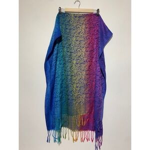 Jerusalem Pure 100% Cashmere Multicolored Scarf Made in Jerusalem